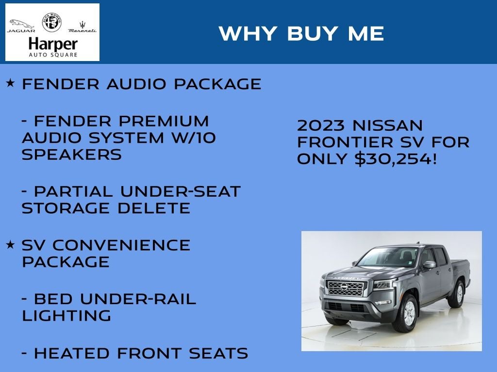 2023 Nissan Frontier SV