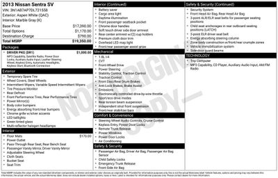 2013 Nissan Sentra SV