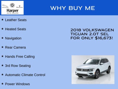 2018 Volkswagen Tiguan 2.0T SEL