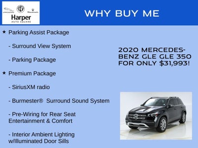 2020 Mercedes-Benz GLE GLE 350 4MATIC®