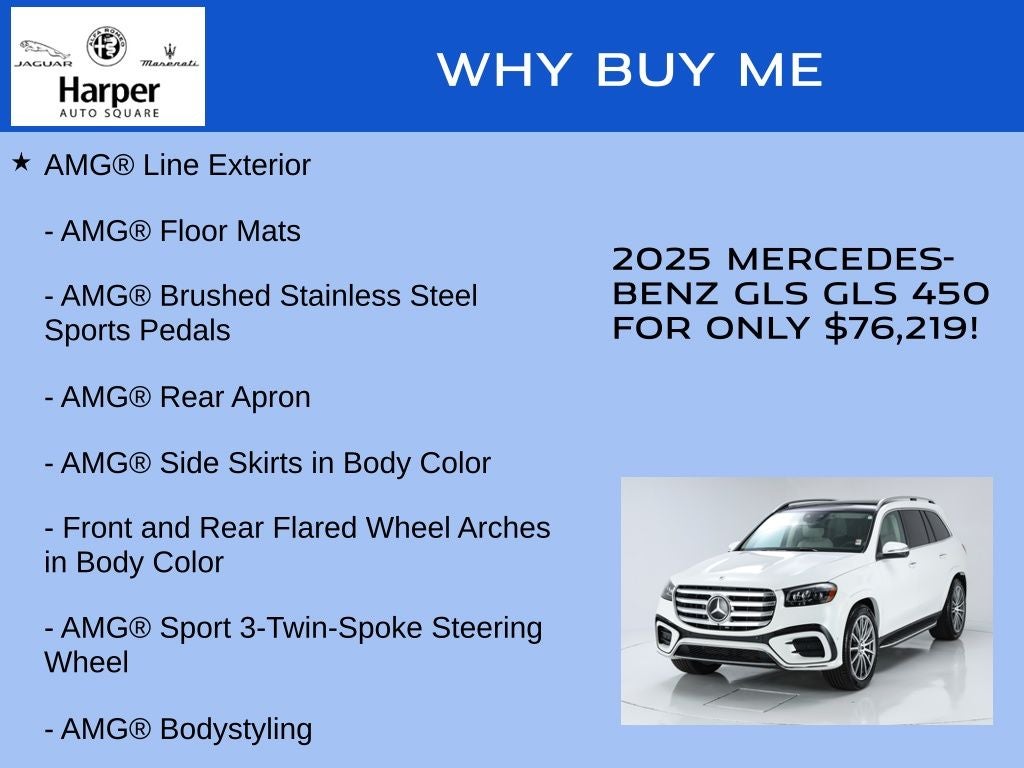 2025 Mercedes-Benz GLS GLS 450 4MATIC®