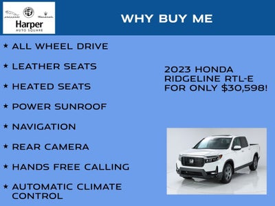 2023 Honda Ridgeline RTL-E