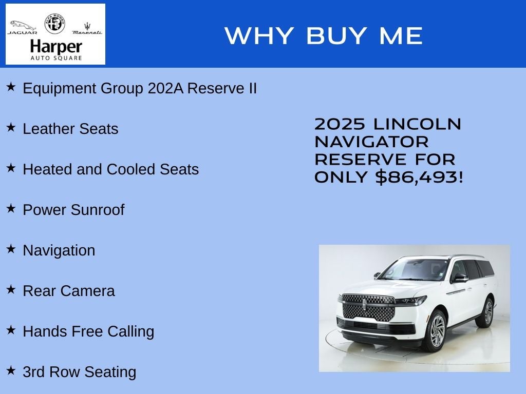 2025 Lincoln Navigator Reserve