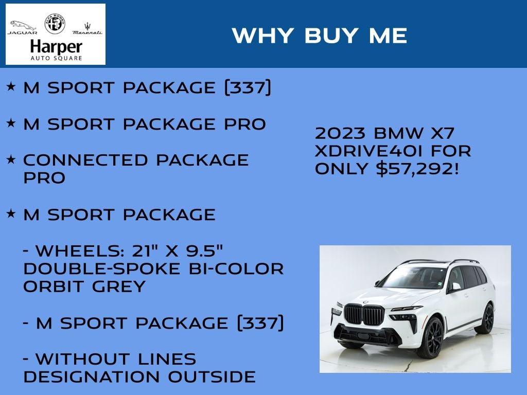 2023 BMW X7 xDrive40i