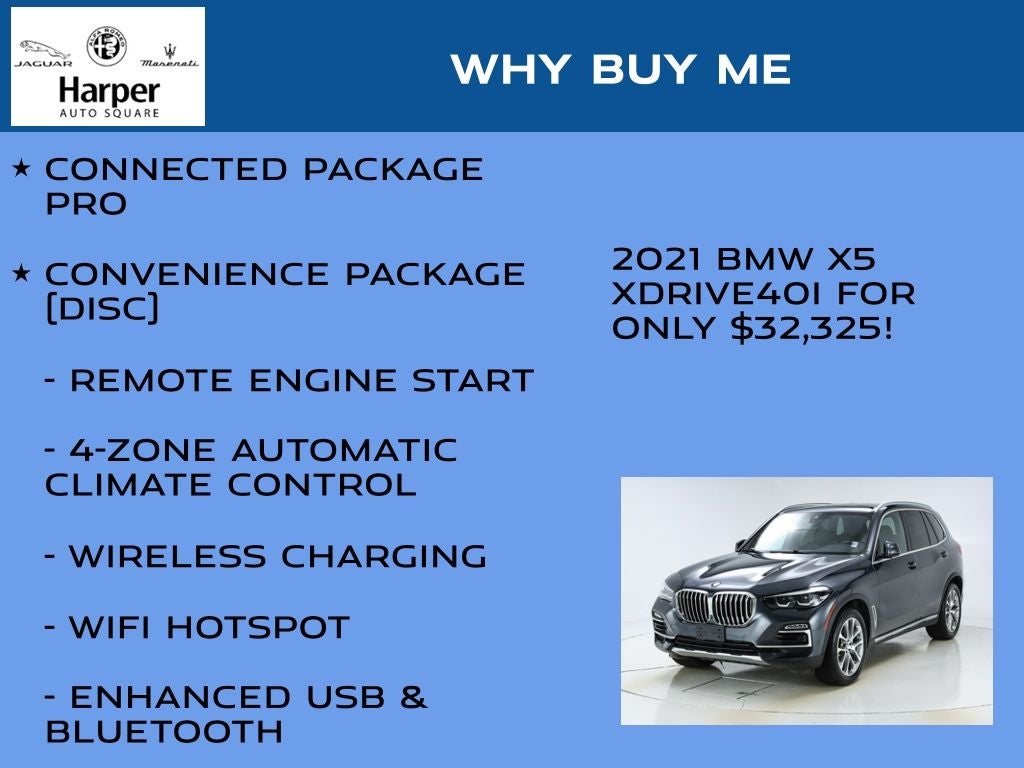 2021 BMW X5 xDrive40i
