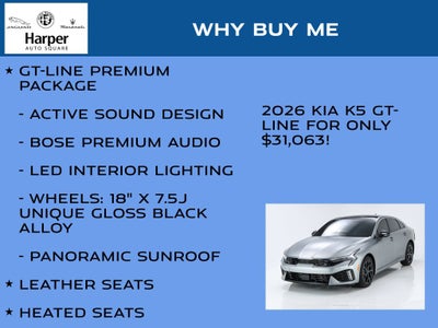 2026 Kia K5 GT-Line