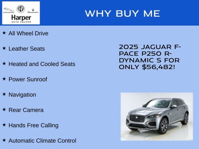 2025 Jaguar F-PACE P250 R-Dynamic S