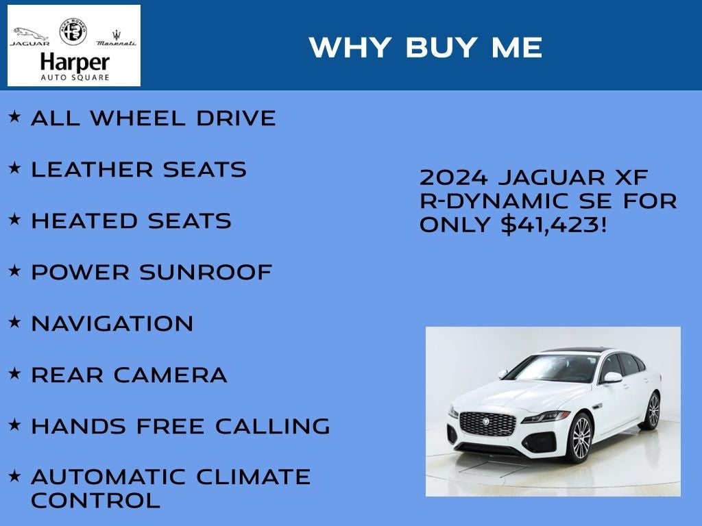 2024 Jaguar XF R-Dynamic SE