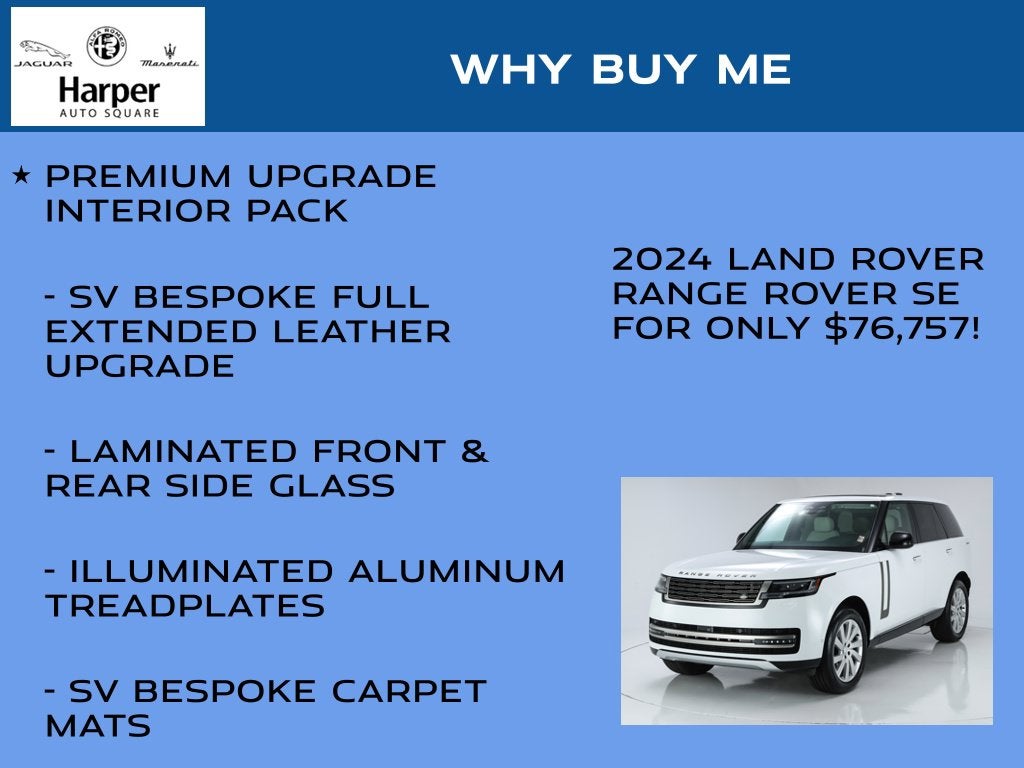 2024 Land Rover Range Rover SE