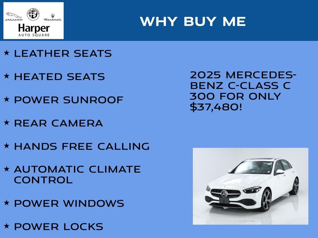 2025 Mercedes-Benz C-Class C 300