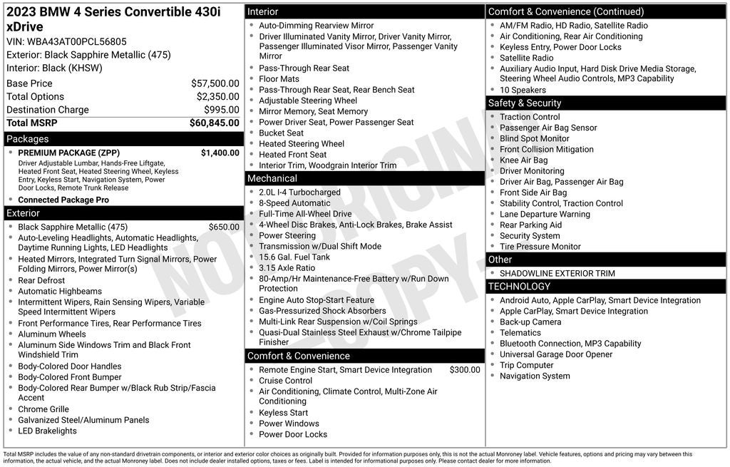 2023 BMW 4 Series 430i xDrive
