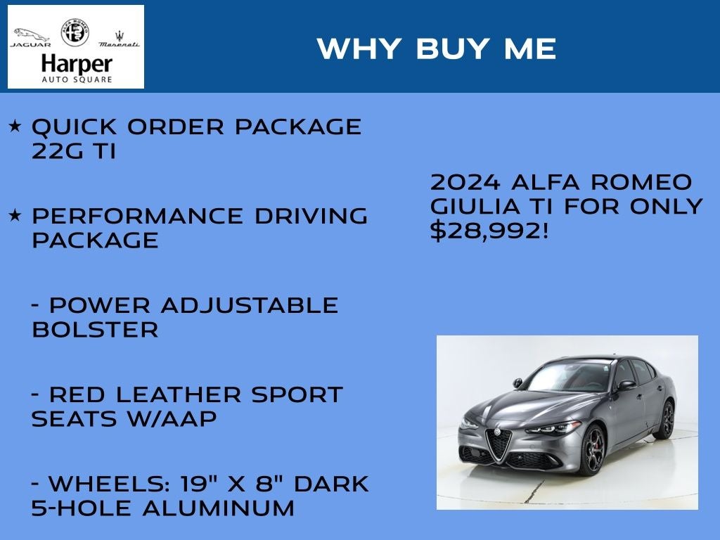 2024 Alfa Romeo Giulia Ti