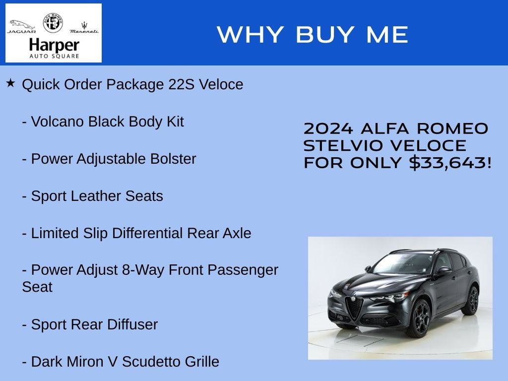 2024 Alfa Romeo Stelvio Veloce