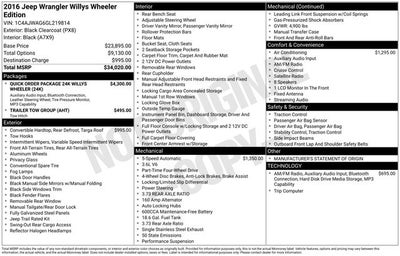 2016 Jeep Wrangler Sport