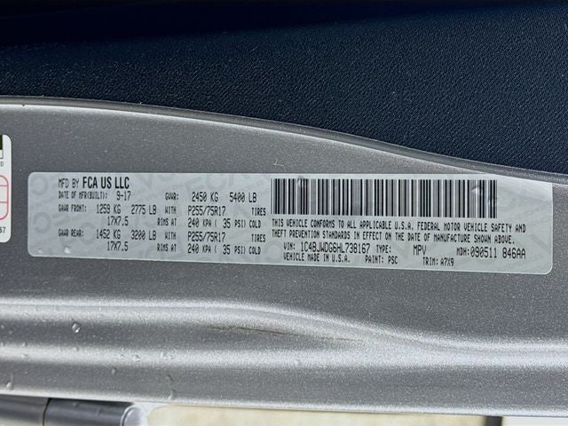 2017 Jeep Wrangler Unlimited Sport