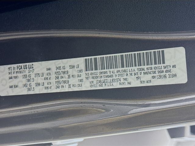 2018 Jeep Wrangler JK Unlimited Altitude