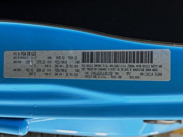 2018 Jeep Wrangler JK Unlimited Altitude