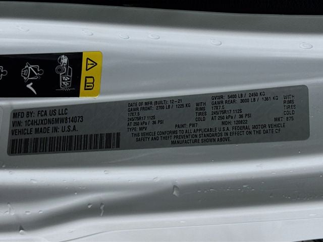 2021 Jeep Wrangler Unlimited Sport S