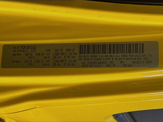 2019 Jeep Wrangler Unlimited Rubicon