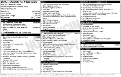 2023 Jeep Wrangler Sahara 4xe