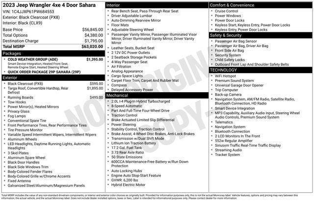 2023 Jeep Wrangler Sahara 4xe