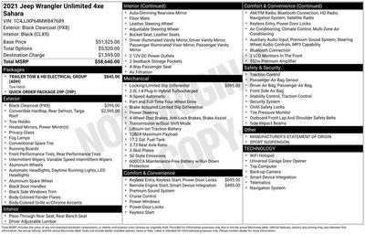 2021 Jeep Wrangler Unlimited Sahara 4xe