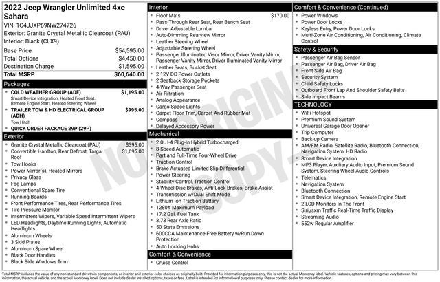 2022 Jeep Wrangler Unlimited Sahara 4xe