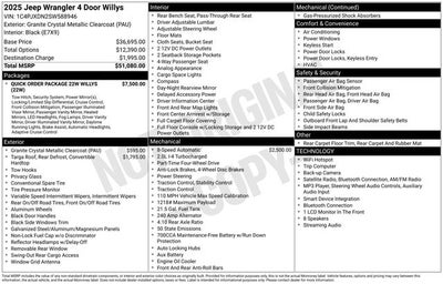 2025 Jeep Wrangler Willys