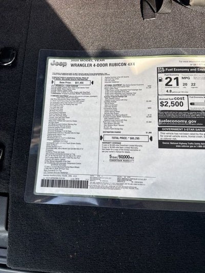 2025 Jeep Wrangler Rubicon