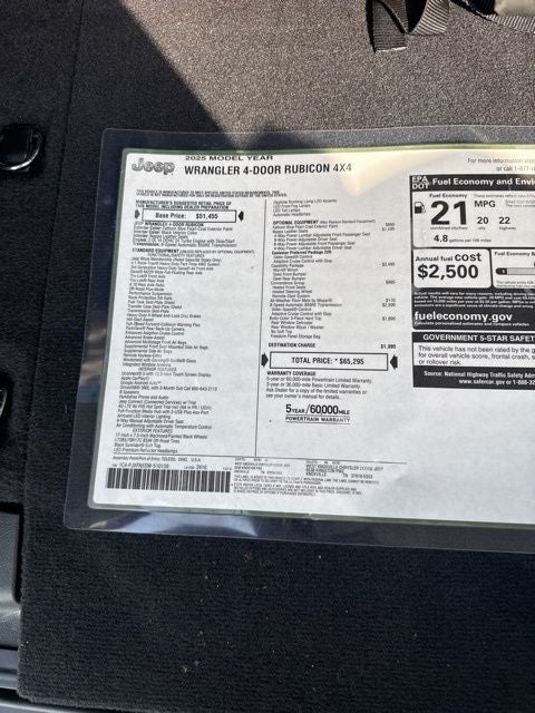 2025 Jeep Wrangler Rubicon