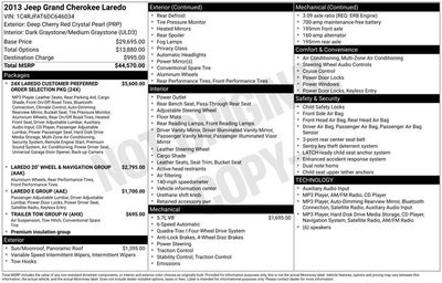 2013 Jeep Grand Cherokee Laredo