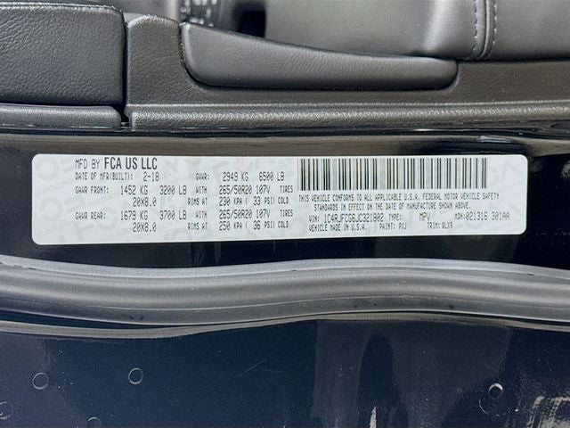 2018 Jeep Grand Cherokee High Altitude