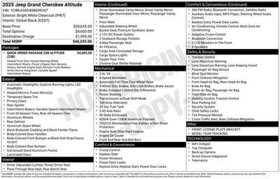 2025 Jeep Grand Cherokee Altitude