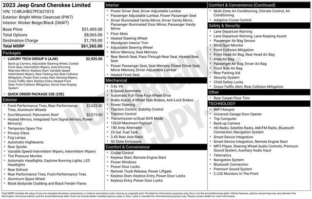 2023 Jeep Grand Cherokee Limited