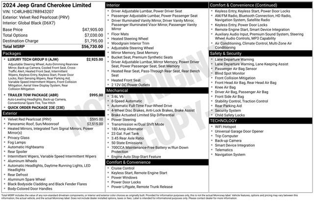 2024 Jeep Grand Cherokee Limited