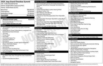 2025 Jeep Grand Cherokee Summit