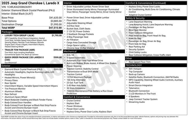 2025 Jeep Grand Cherokee L Laredo