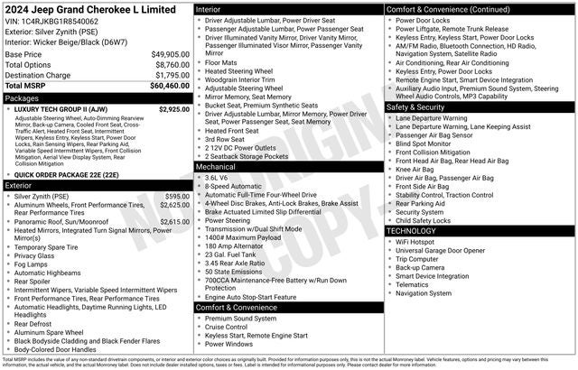 2024 Jeep Grand Cherokee L Limited