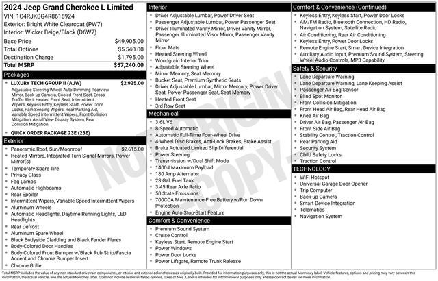2024 Jeep Grand Cherokee L Limited