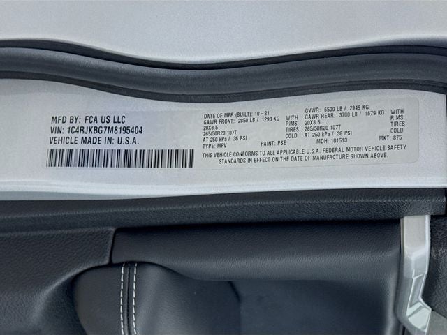 2021 Jeep Grand Cherokee L Limited