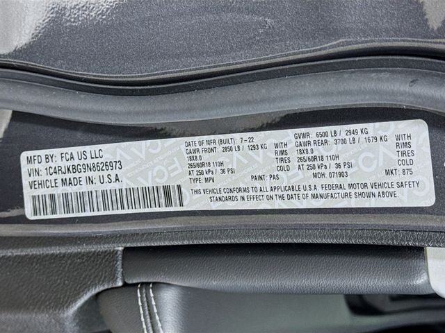 2022 Jeep Grand Cherokee L Limited