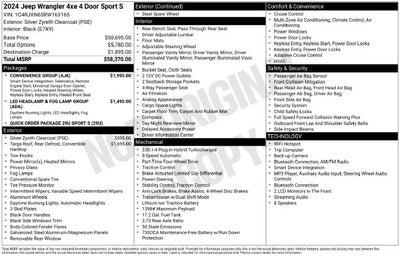 2024 Jeep Wrangler Sport S 4xe