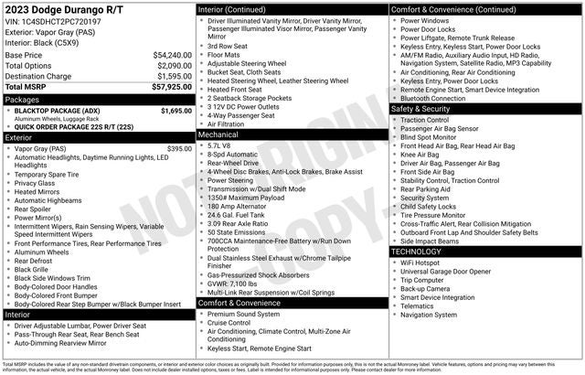 2023 Dodge Durango R/T