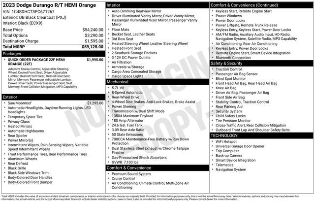 2023 Dodge Durango R/T HEMI ORANGE