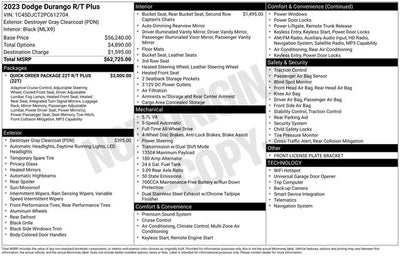 2023 Dodge Durango R/T Plus