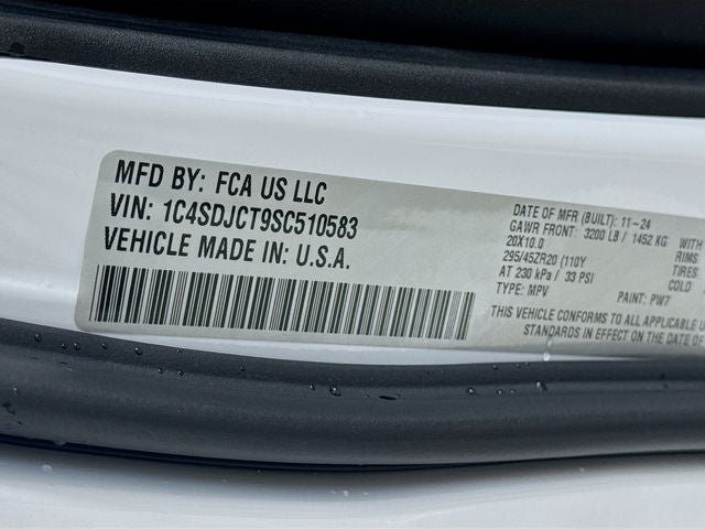 2025 Dodge Durango R/T Plus Anniversary