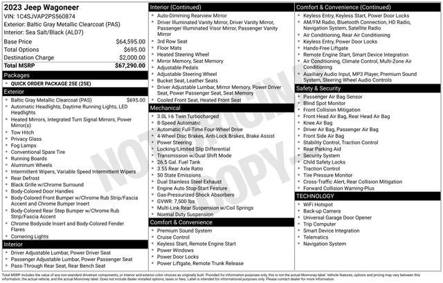 2023 Jeep Wagoneer Base