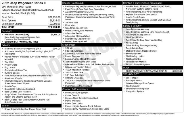 2022 Jeep Wagoneer Series II