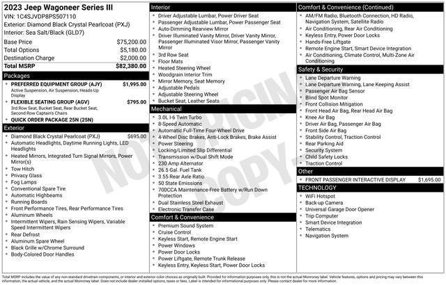 2023 Jeep Wagoneer Series III