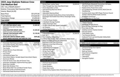 2023 Jeep Gladiator Rubicon